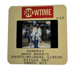 Showtime Press Kit Slide Hendrix Biography Wood Harris as Jimi Hendrix 2000